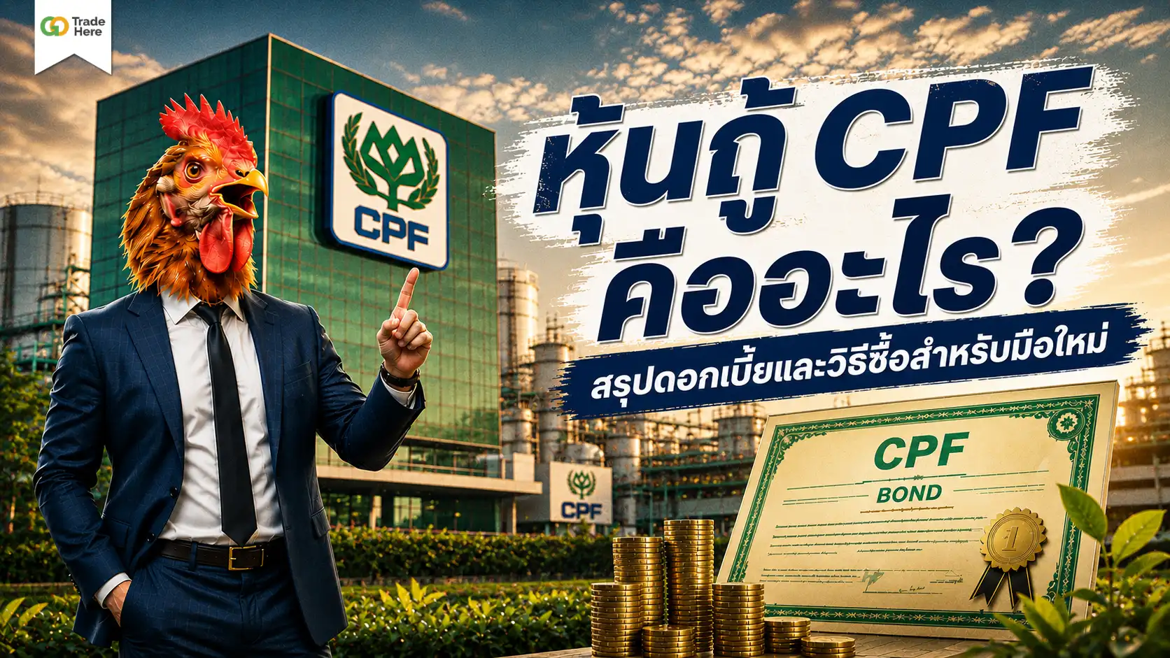 หุ้นกู้ CPF คืออะไร? สรุปดอกเบี้ยและวิธีซื้อสำหรับมือใหม่