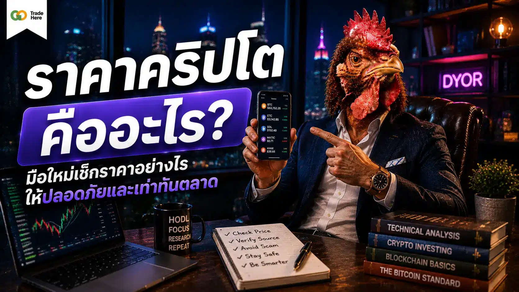 ราคาคริปโต คืออะไร? มือใหม่เช็กราคาอย่างไรให้ปลอดภัย