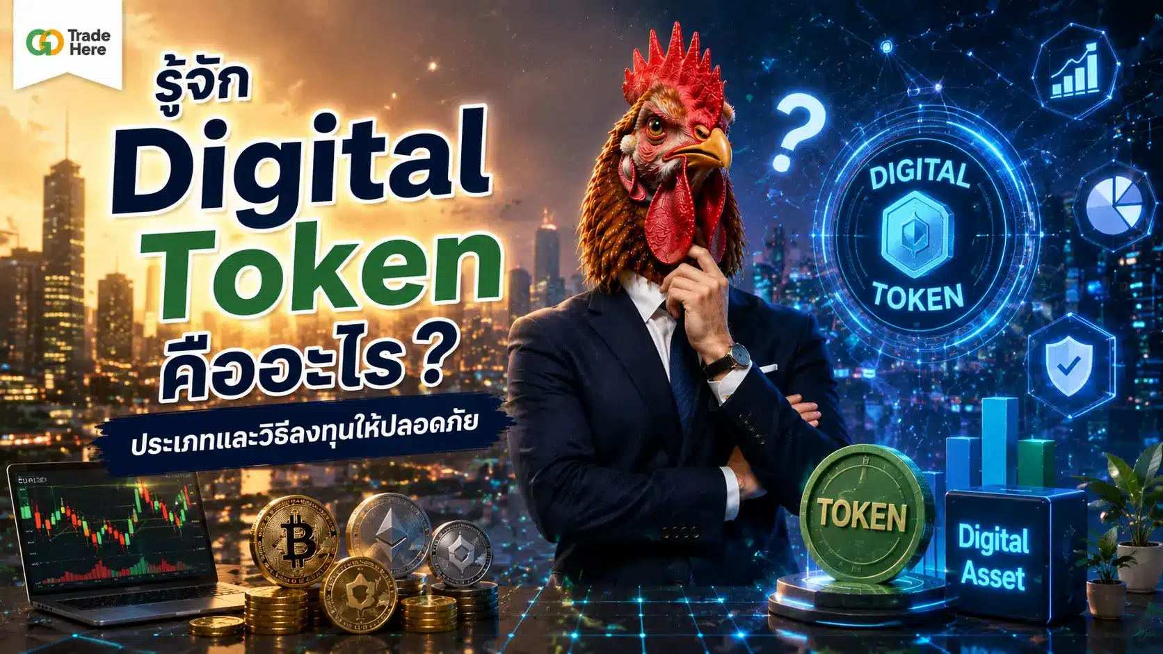 รู้จัก Digital Token คืออะไร? ประเภทและวิธีลงทุนให้ปลอดภัย
