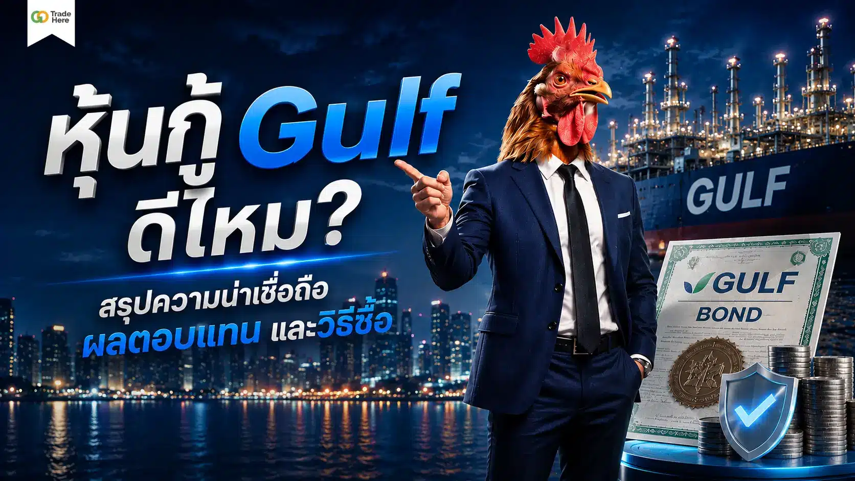 หุ้นกู้ Gulf ดีไหม? สรุปความน่าเชื่อถือ ผลตอบแทน และวิธีซื้อ