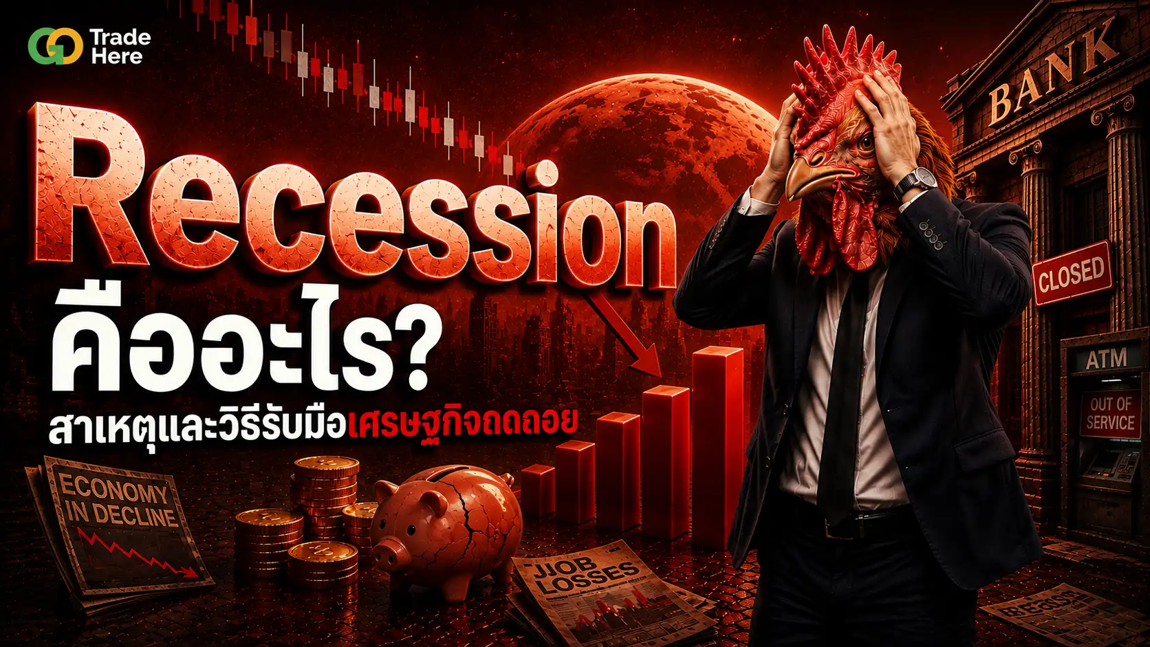Recession คืออะไร? สาเหตุและวิธีรับมือเศรษฐกิจถดถอย