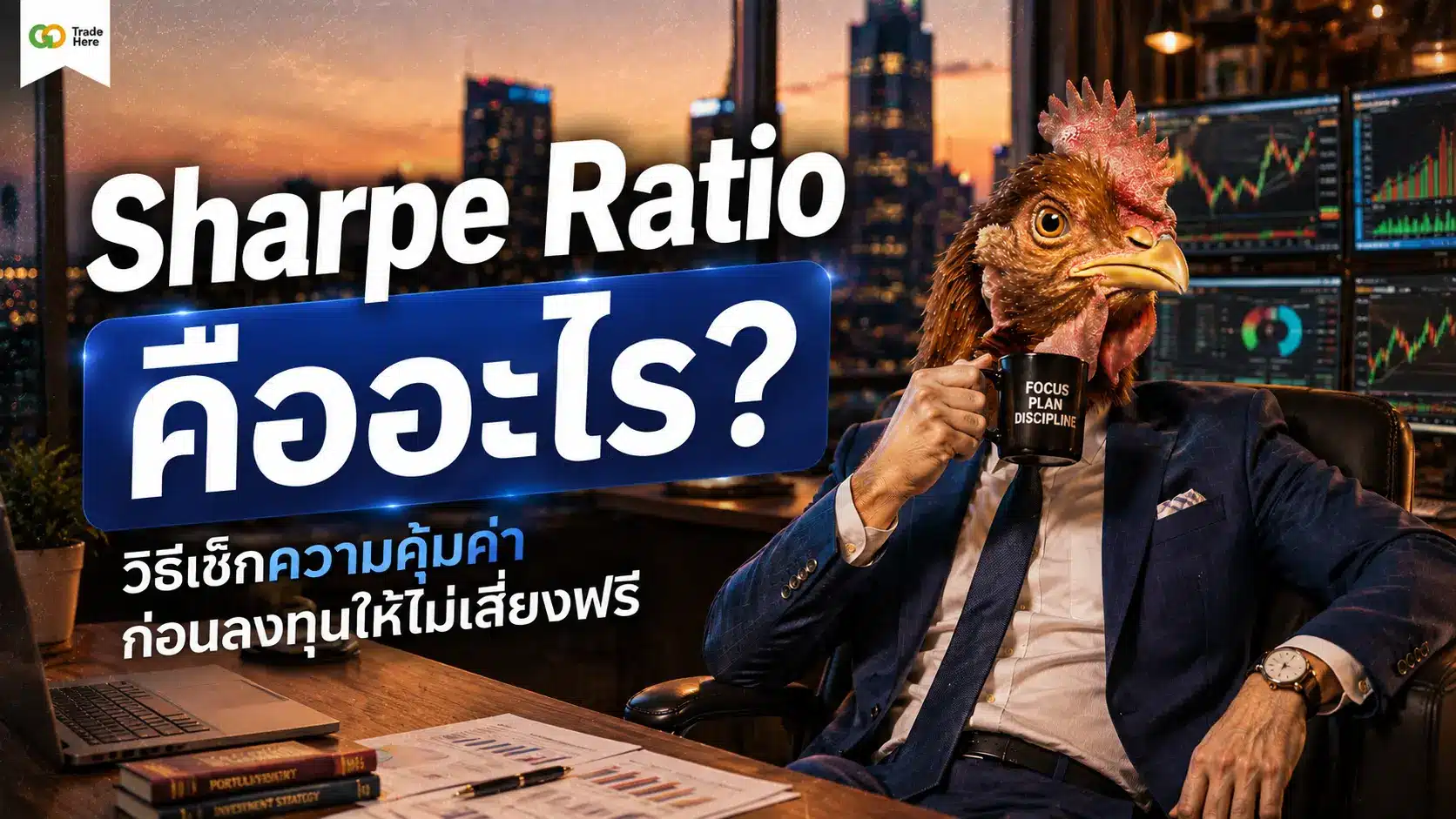 Sharpe Ratio คืออะไร? วิธีเช็กความคุ้มค่าก่อนลงทุนให้ไม่เสี่ยงฟรี