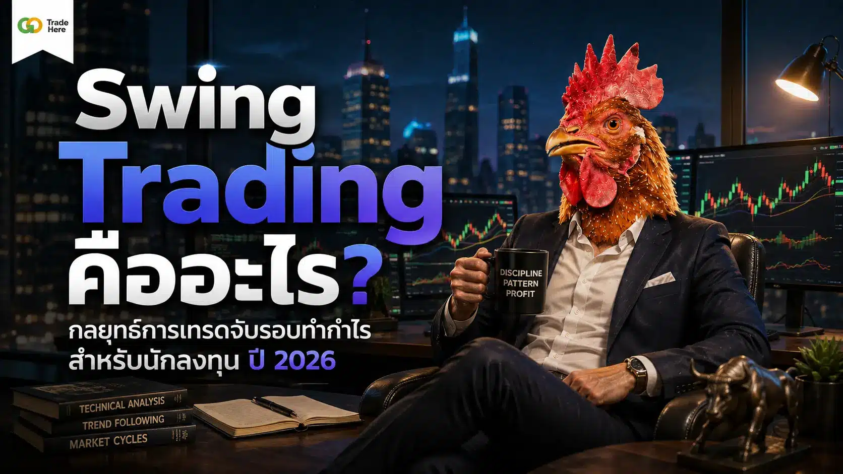 Swing Trading คืออะไร? กลยุทธ์การเทรดจับรอบทำกำไรสำหรับนักลงทุน ปี 2026