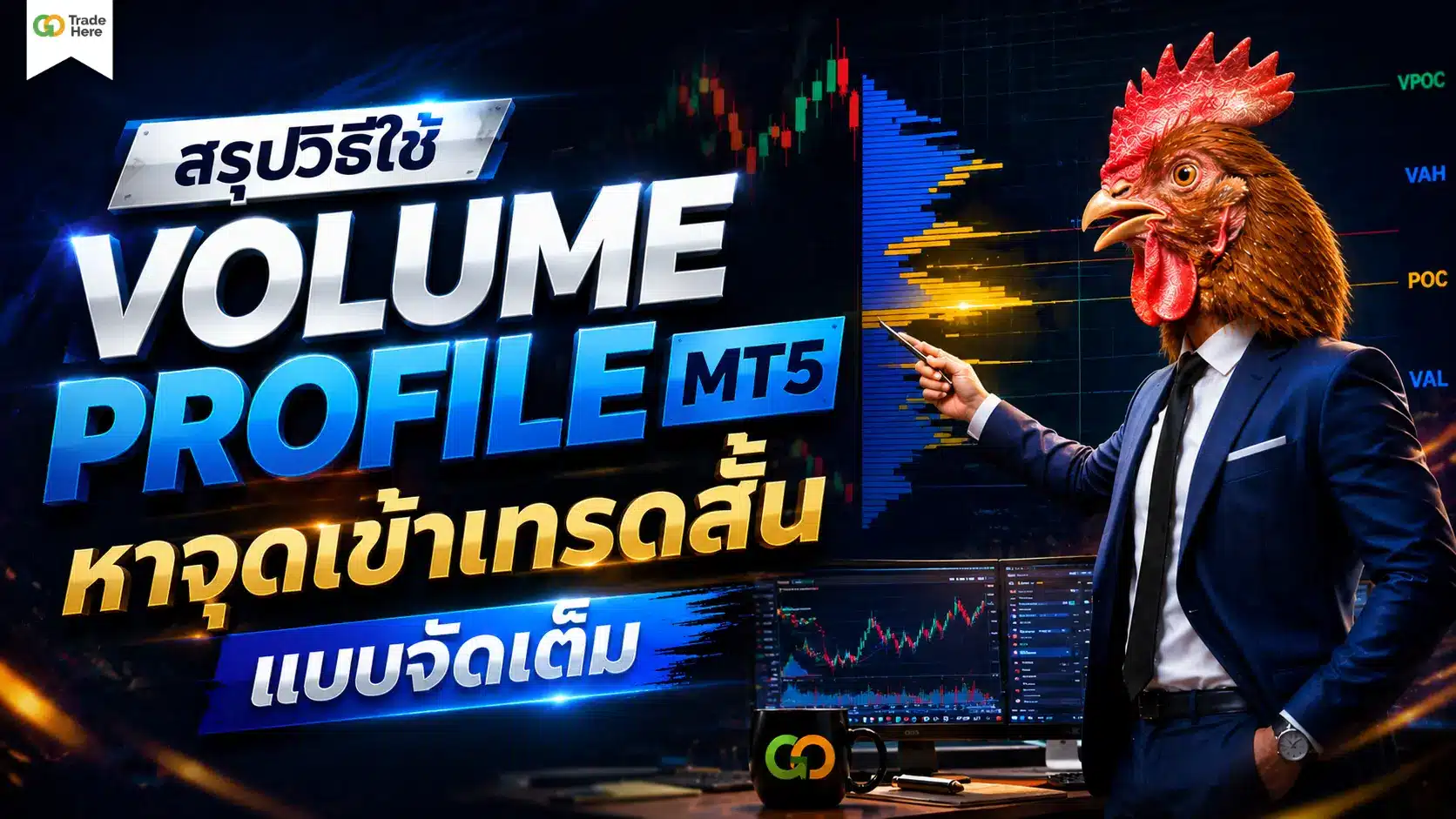 สรุปวิธีใช้ Volume Profile MT5 หาจุดเข้าเทรดสั้นแบบจัดเต็ม