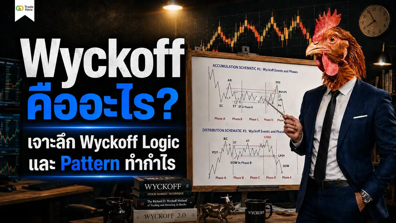 Wyckoff คือ โครงสร้างราคา Wyckoff Pattern และ Accumulation Schematics