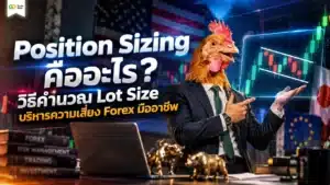 Position Sizing คือ — แผนภาพอธิบายการคำนวณขนาดไม้สำหรับการบริหารความเสี่ยง Forex