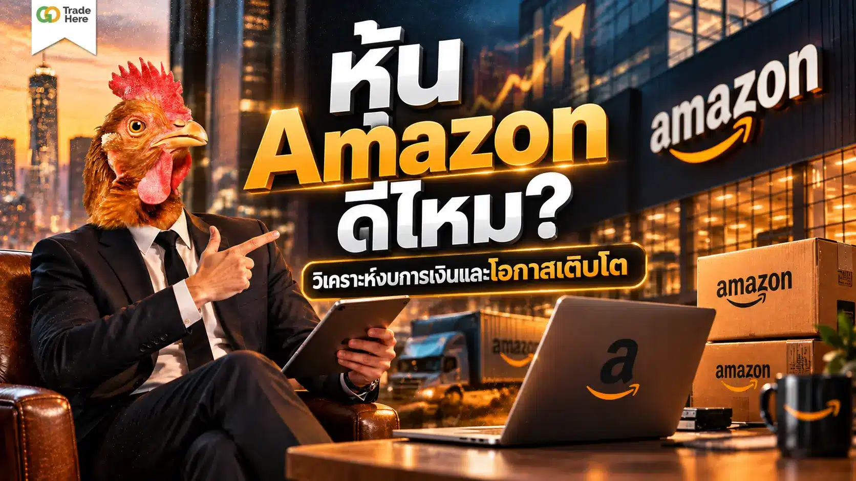 ลงทุนหุ้น Amazon ดีไหม? วิเคราะห์งบการเงินและโอกาสเติบโต