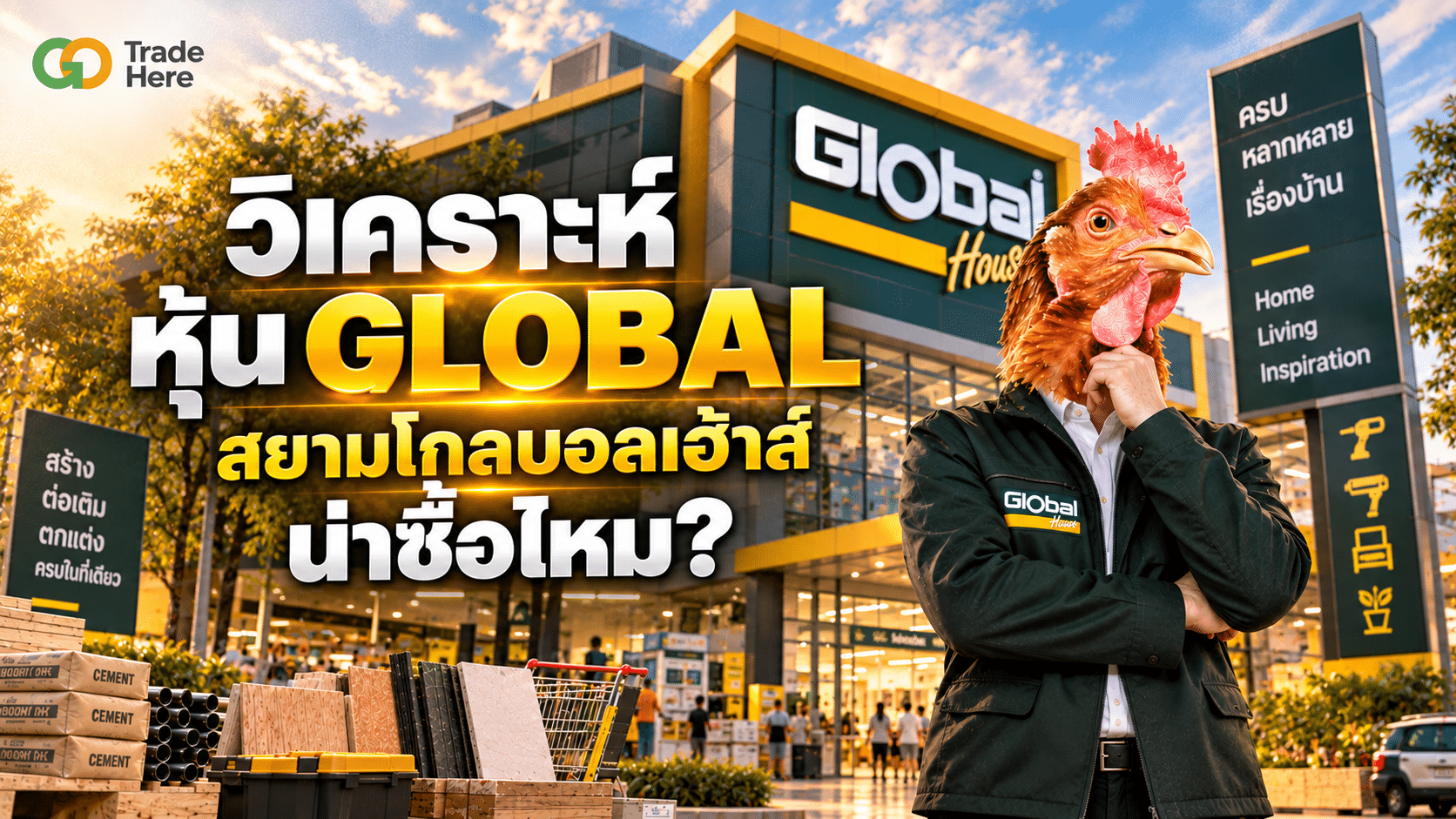 วิเคราะห์ หุ้น GLOBAL สยามโกลบอลเฮ้าส์ น่าซื้อไหม?