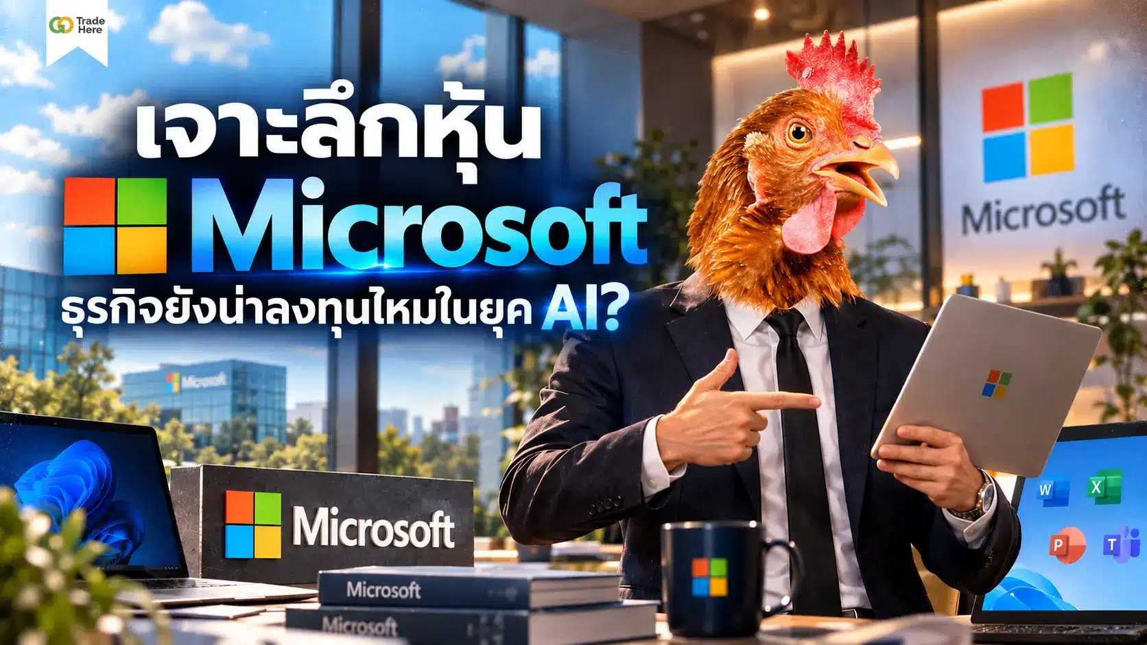 เจาะลึกหุ้น Microsoft ธุรกิจยังน่าลงทุนไหมในยุค AI?