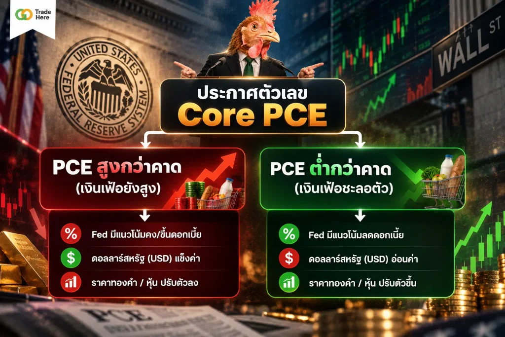 what-is-pce-price-index-market-impact PCE คืออะไร - ผลกระทบจากการประกาศตัวเลข Core PCE ต่ออัตราดอกเบี้ย Fed ค่าเงินดอลลาร์ และราคาทองคำ