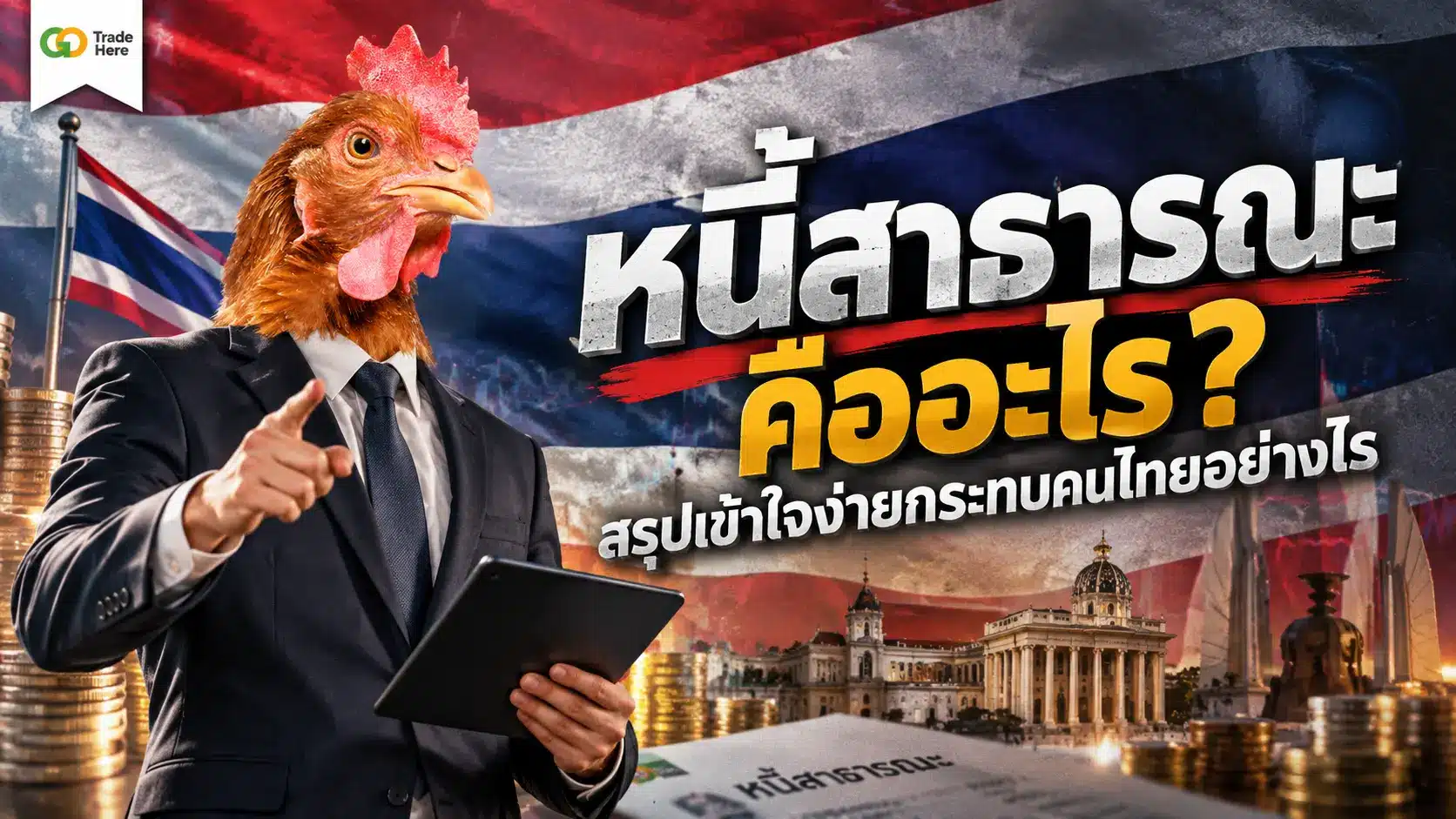 หนี้สาธารณะ คืออะไร? สรุปเข้าใจง่ายกระทบคนไทยอย่างไร