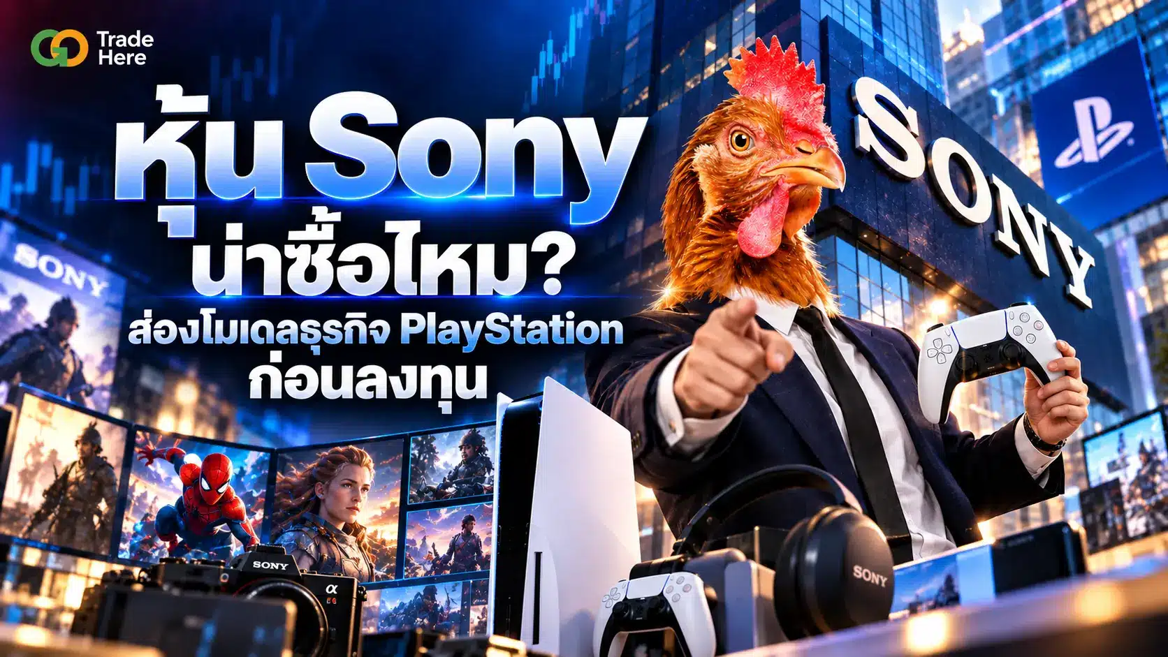 หุ้น Sony น่าซื้อไหม? ส่องโมเดลธุรกิจ PlayStation ก่อนลงทุน