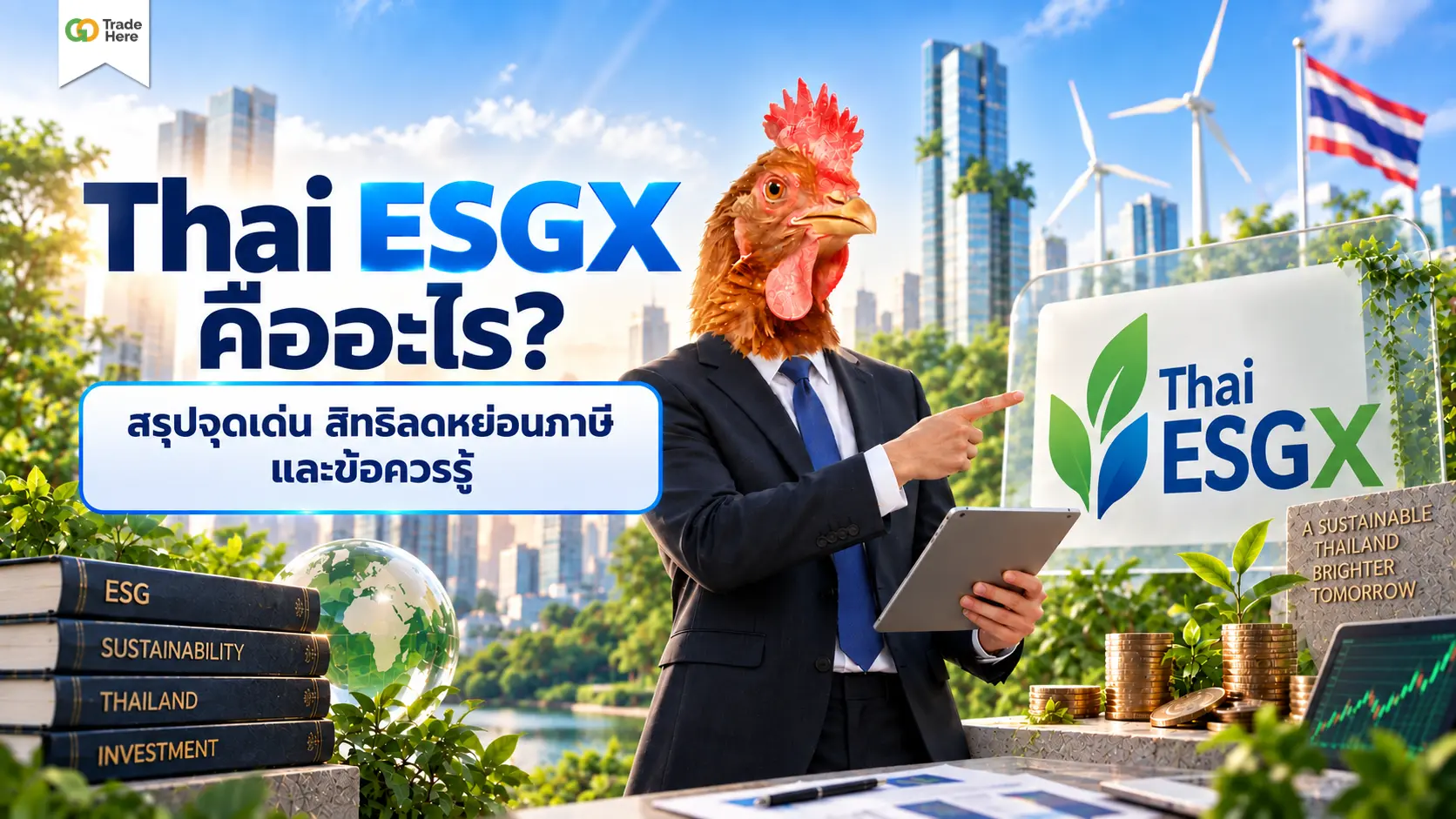 Thai ESGX คืออะไร? สรุปจุดเด่น สิทธิลดหย่อนภาษีที่ควรรู้