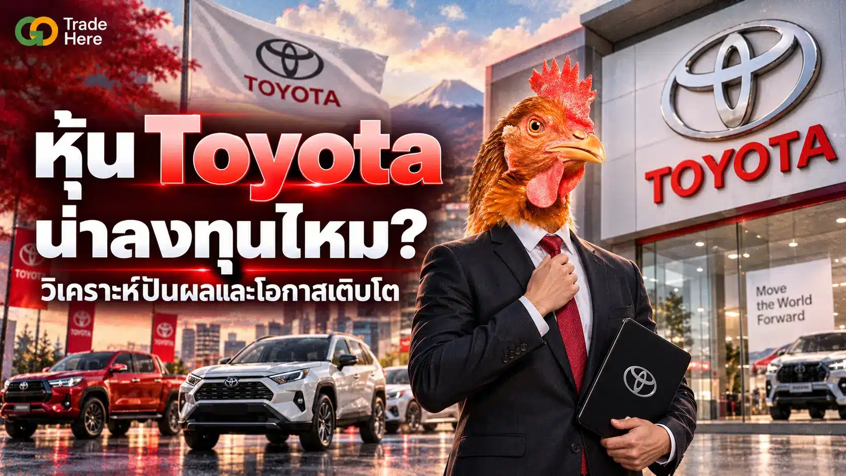 หุ้น Toyota น่าลงทุนไหม? วิเคราะห์ปันผลและโอกาสเติบโต