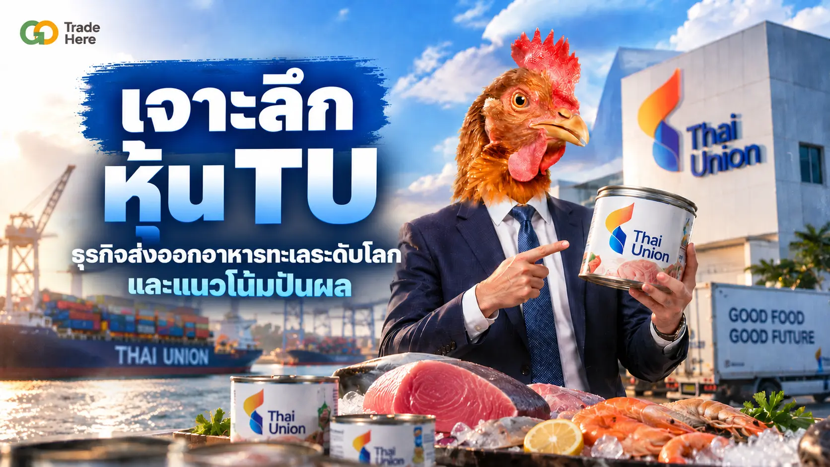 เจาะลึก หุ้น TU ธุรกิจส่งออกอาหารทะเลระดับโลกและแนวโน้มปันผล