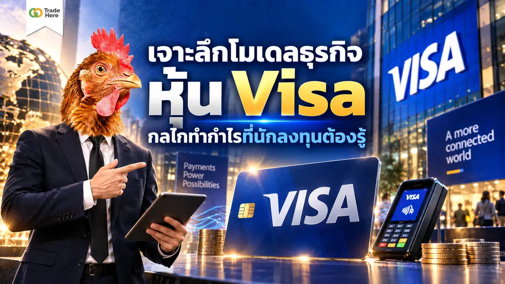 เจาะลึกโมเดลธุรกิจ หุ้น Visa กลไกทำกำไรที่นักลงทุนต้องรู้