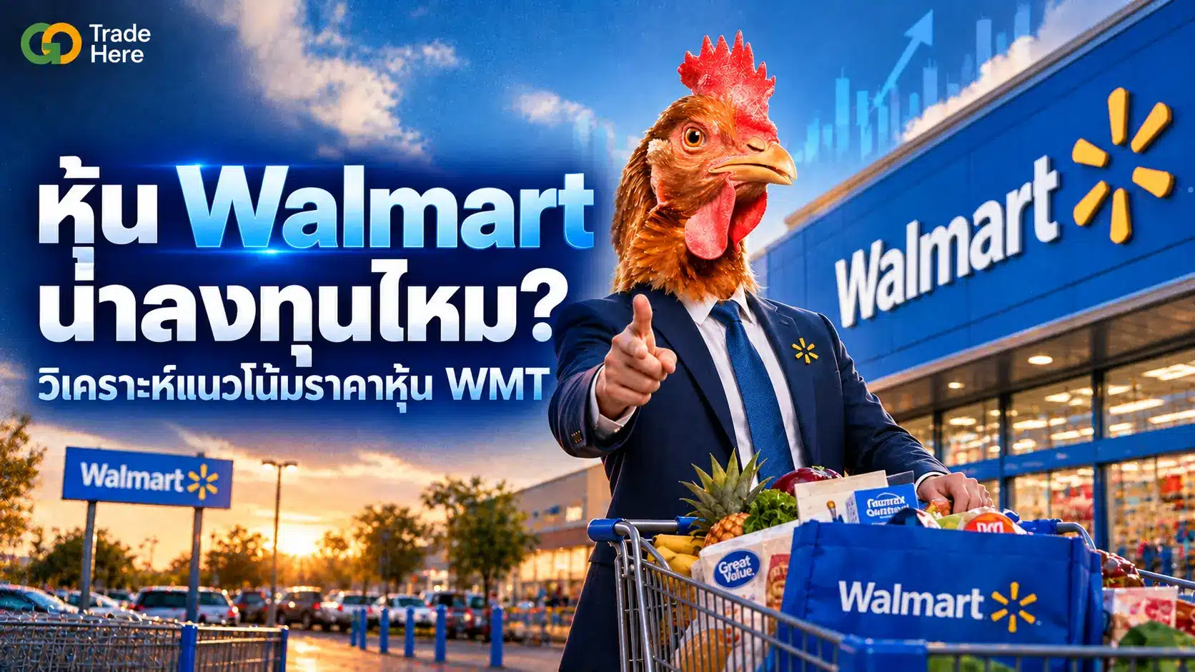 หุ้น Walmart น่าลงทุนไหม? วิเคราะห์แนวโน้มราคาหุ้น WMT