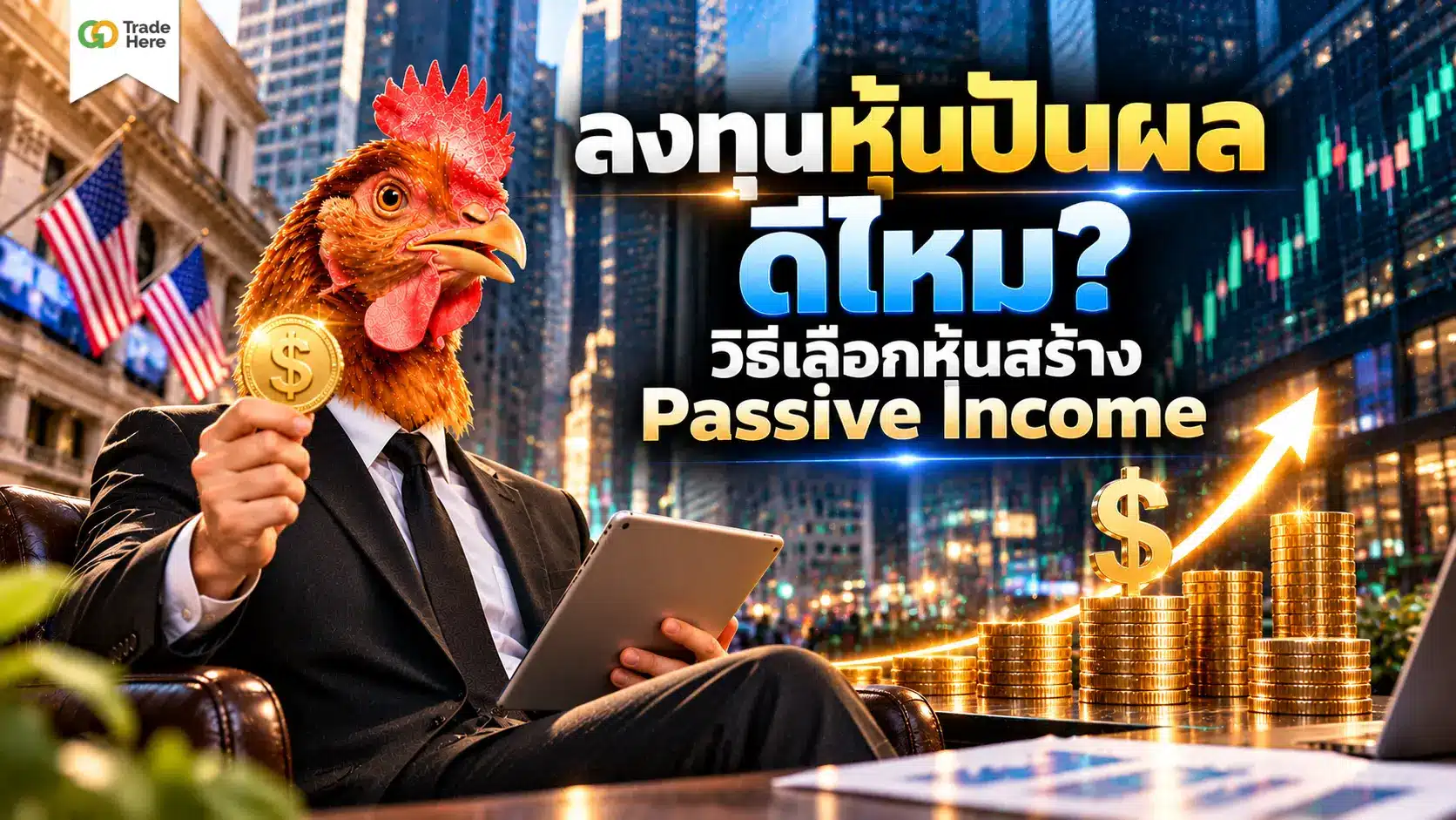ลงทุนหุ้นปันผลดีไหม? วิธีเลือกหุ้นสร้าง Passive Income 