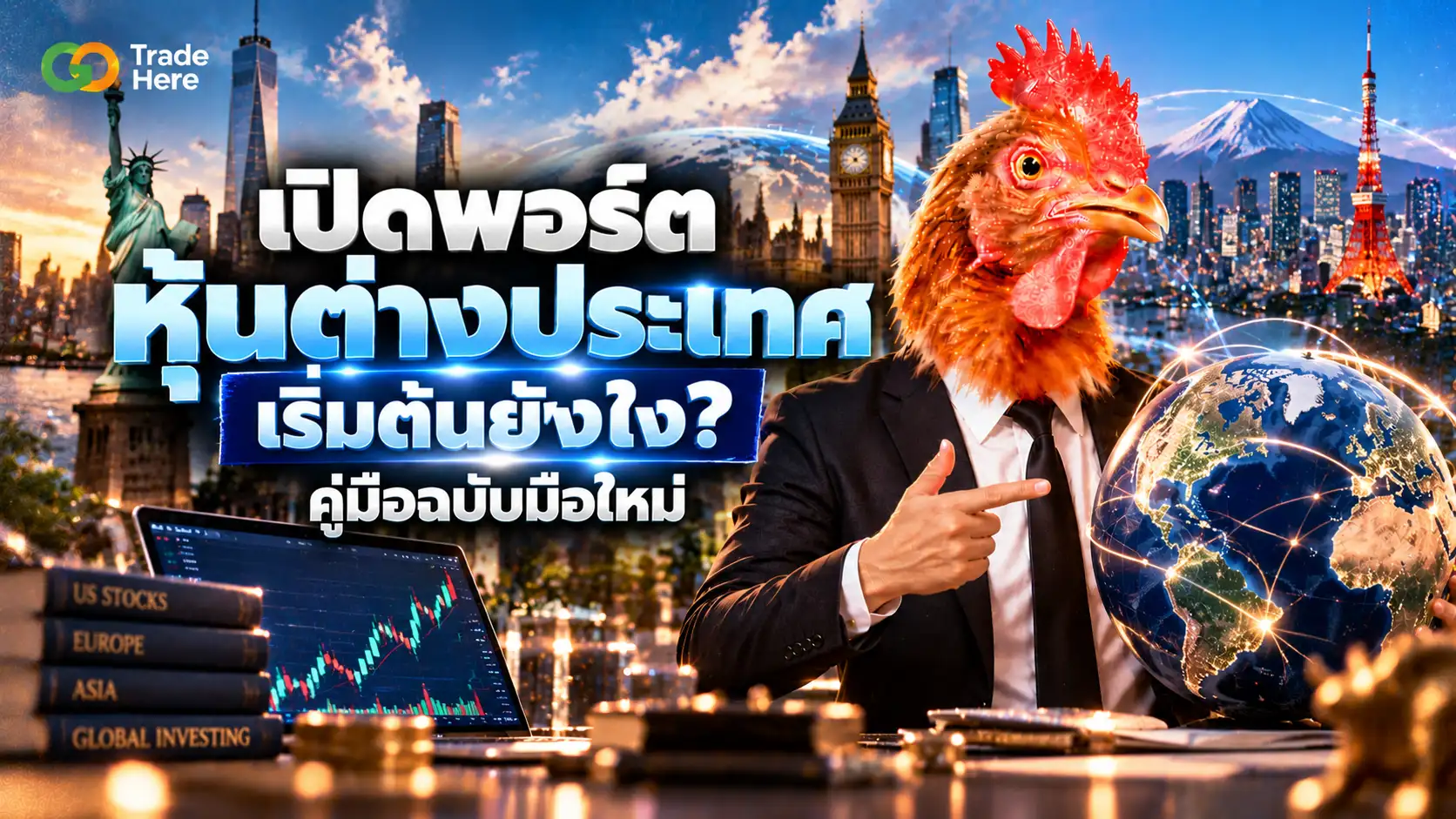 เปิดพอร์ตหุ้นต่างประเทศ เริ่มต้นยังไง? คู่มือฉบับมือใหม่