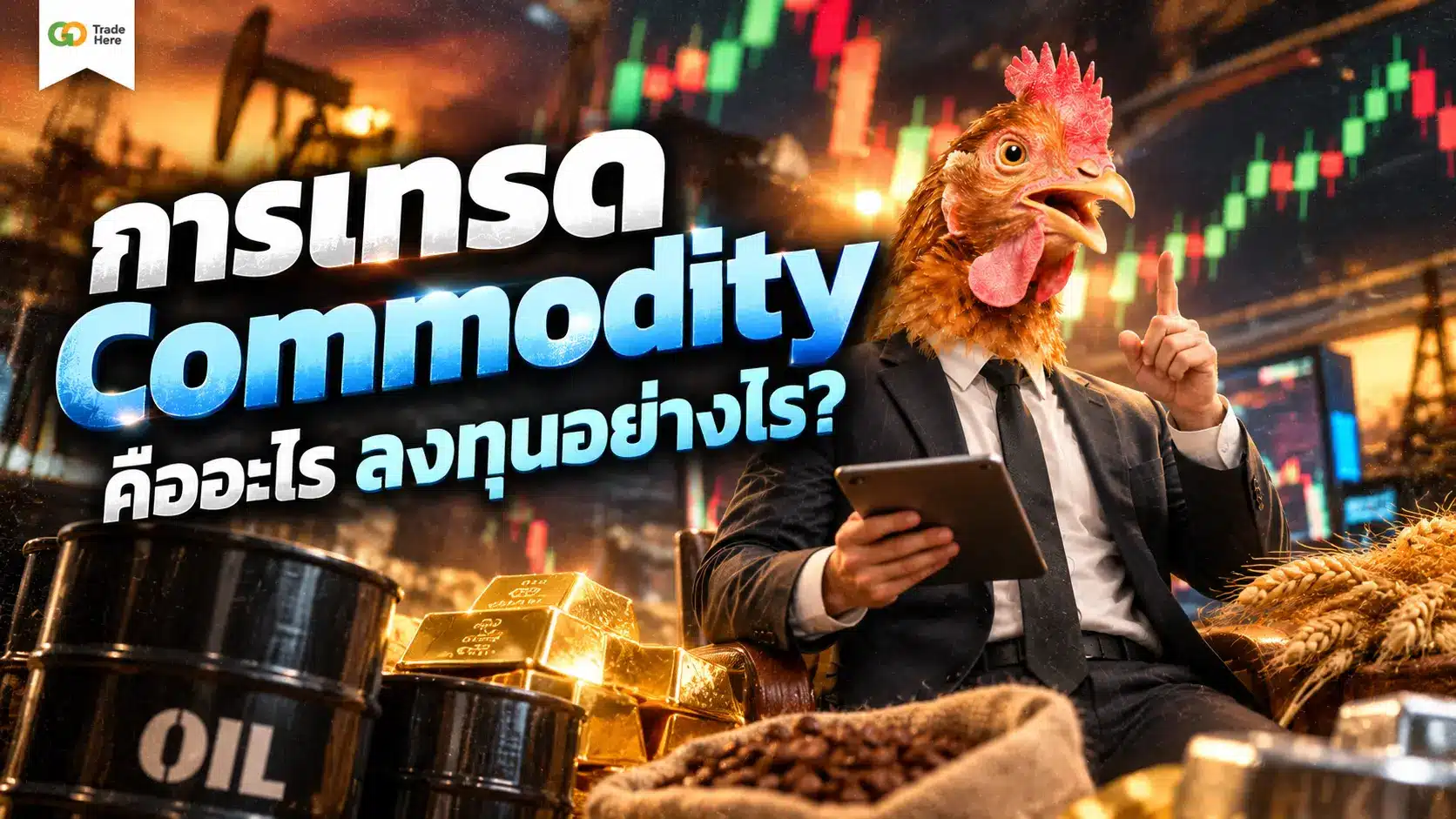 การเทรด Commodity (สินค้าโภคภัณฑ์) คืออะไร ลงทุนอย่างไร?