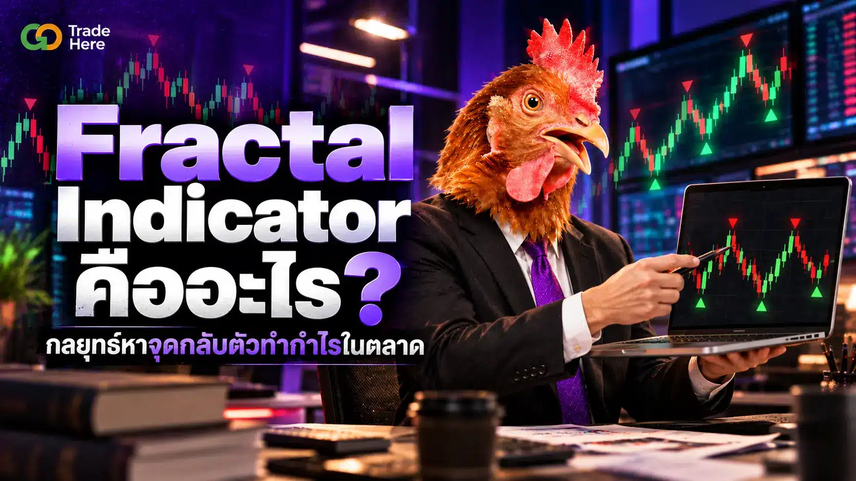Fractal Indicator คืออะไร? วิธีหาจุดกลับตัวในการเทรด
