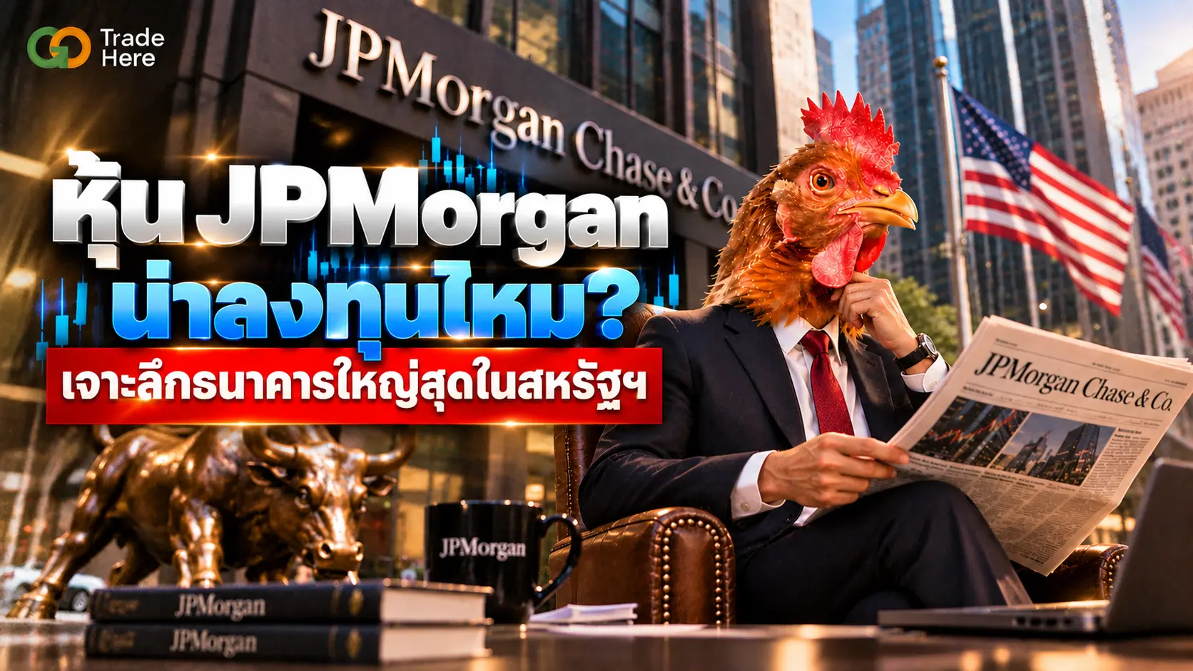 หุ้น JPMorgan น่าลงทุนไหม? เจาะลึกธนาคารใหญ่สุดในสหรัฐฯ
