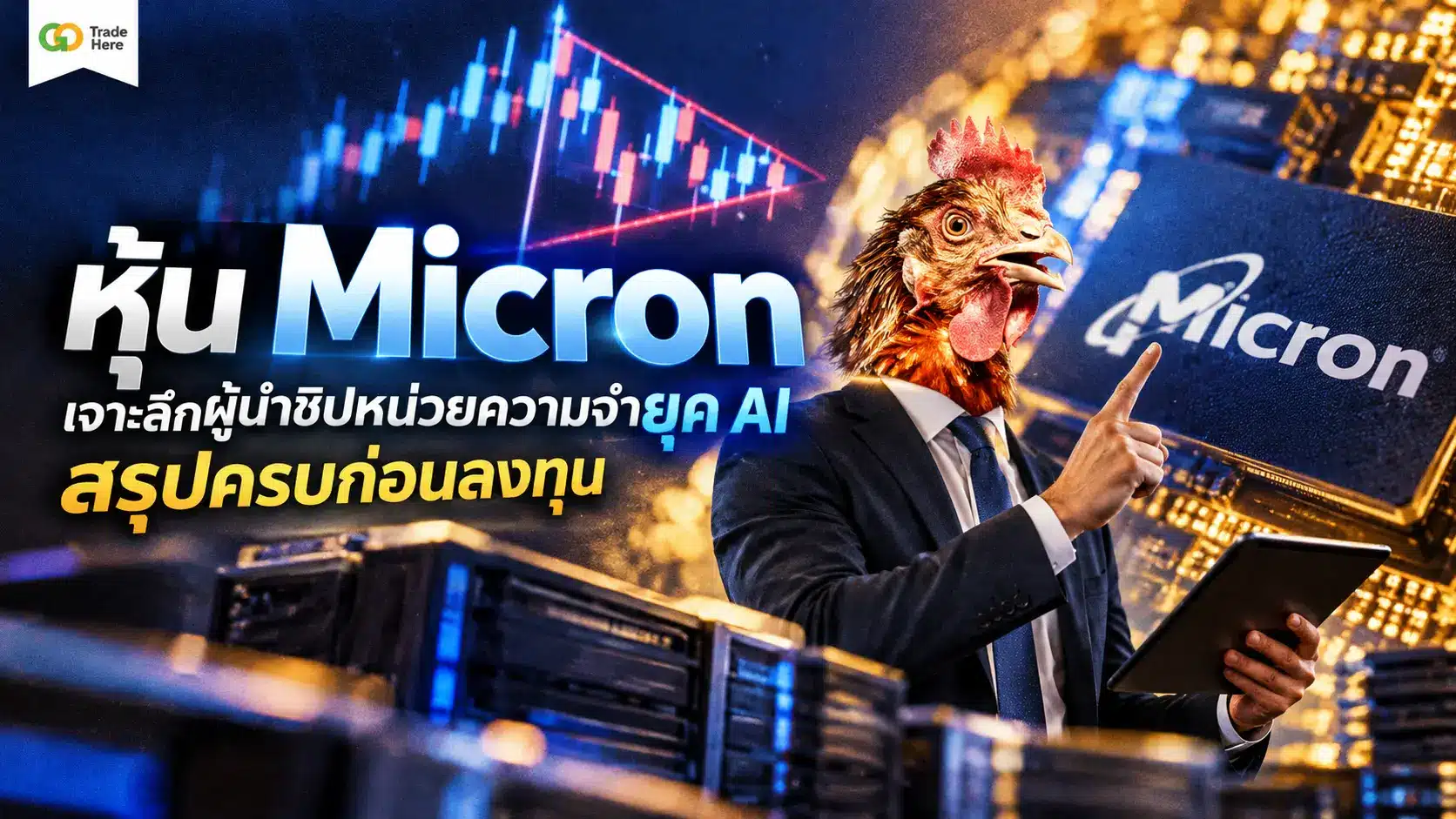 หุ้น Micron เจาะลึกผู้นำชิปหน่วยความจำยุค AI สรุปครบก่อนลงทุน