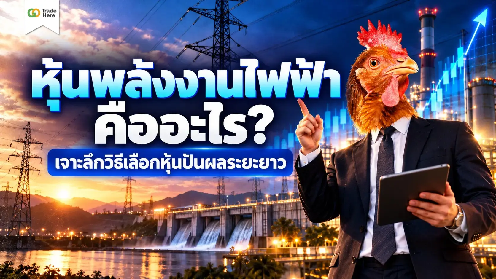 หุ้นพลังงานไฟฟ้า คืออะไร? เจาะลึกวิธีเลือกหุ้นปันผลระยะยาว
