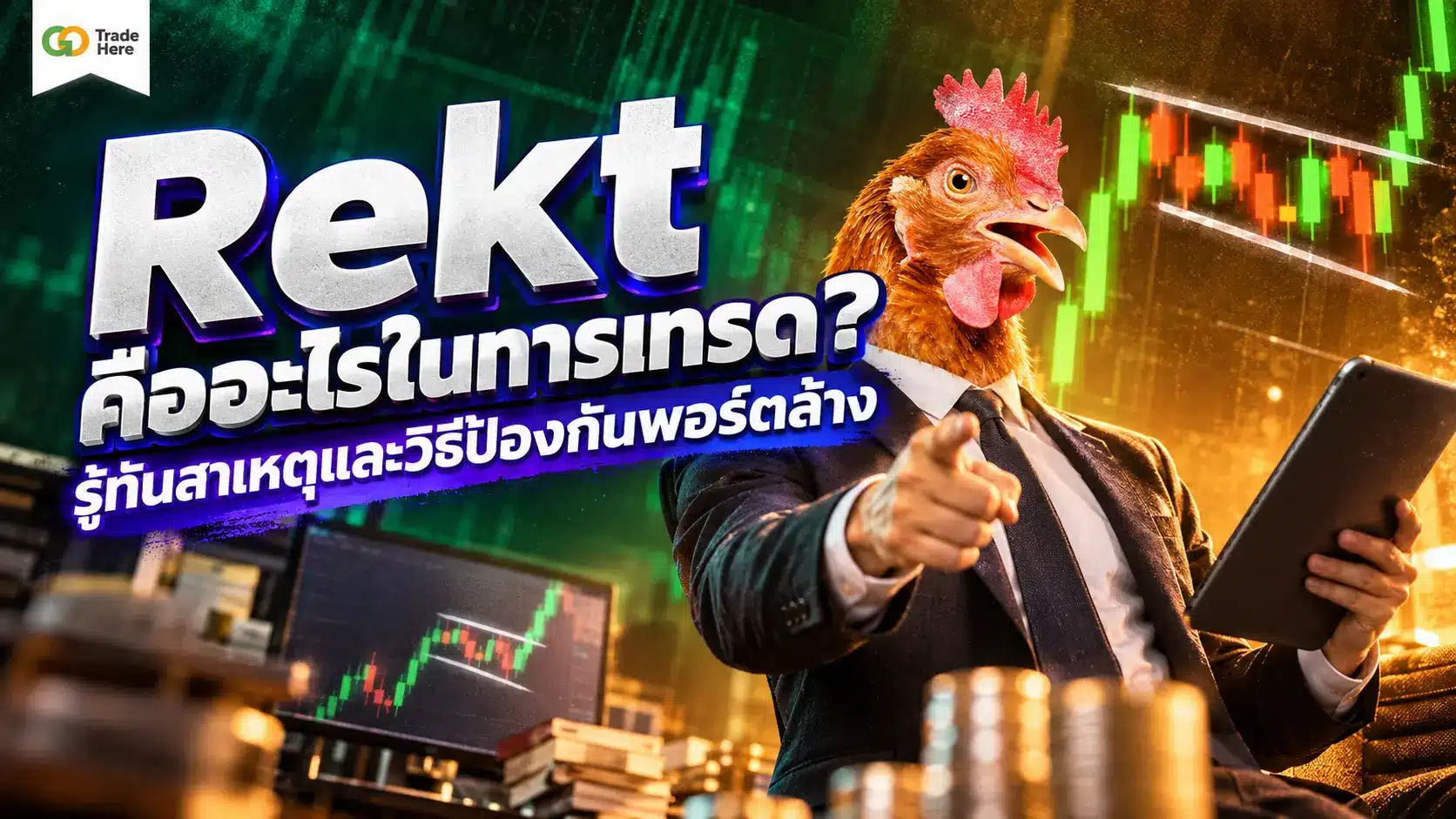 Rekt คืออะไรในการเทรด? รู้ทันสาเหตุและวิธีป้องกันพอร์ตล้าง
