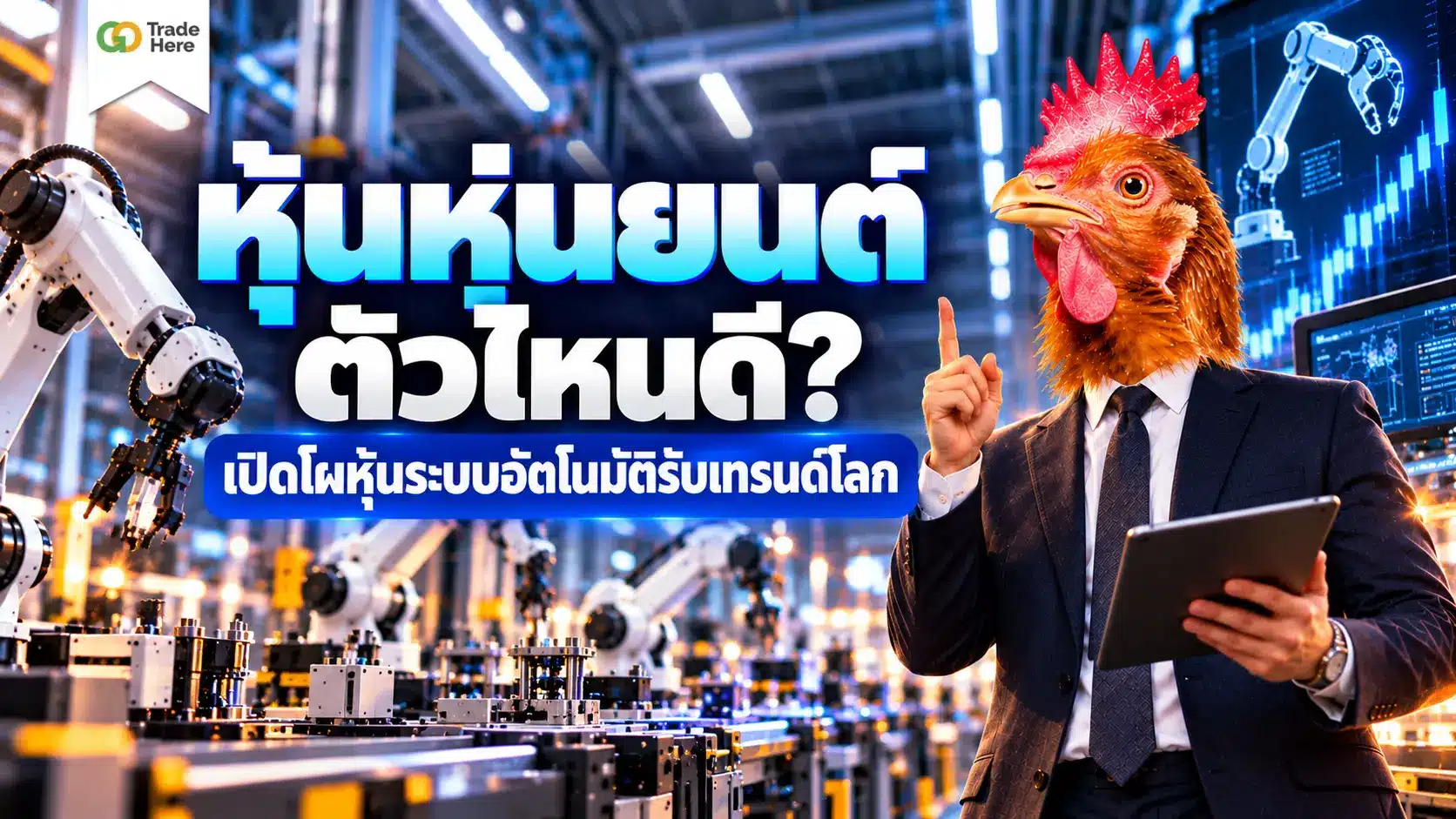 หุ้นหุ่นยนต์ ตัวไหนดี? เปิดโผหุ้นระบบอัตโนมัติรับเทรนด์โลก