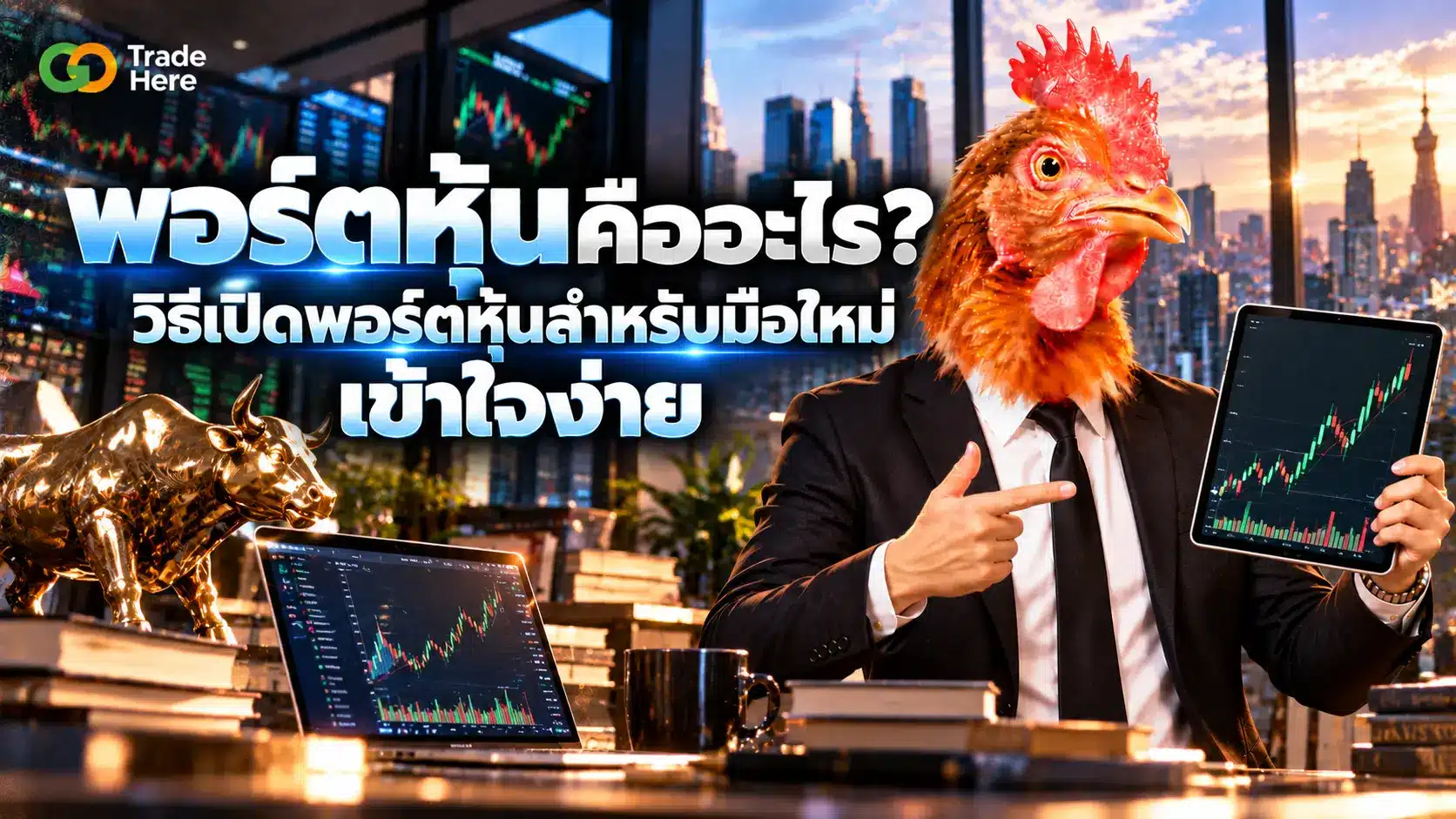 พอร์ตหุ้นคืออะไร? วิธีเปิดพอร์ตหุ้นสำหรับมือใหม่ เข้าใจง่าย